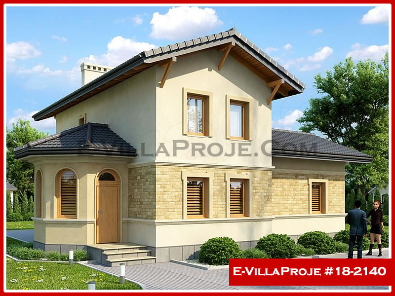 KCE-18530 141 m² hafif çelik ev mimari görselleştirmesi