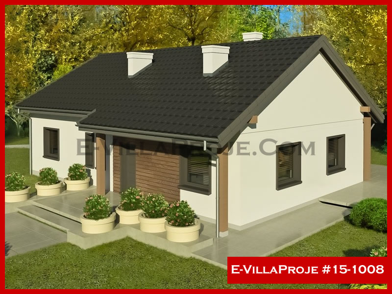 KCE-15.1008 141 m² hafif çelik ev mimari görselleştirmesi