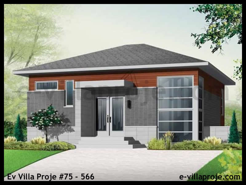KCE-75.566 143 m² hafif çelik ev mimari görselleştirmesi