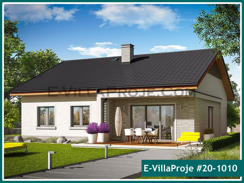 KCE-20.1010 143 m² hafif çelik ev mimari görselleştirmesi