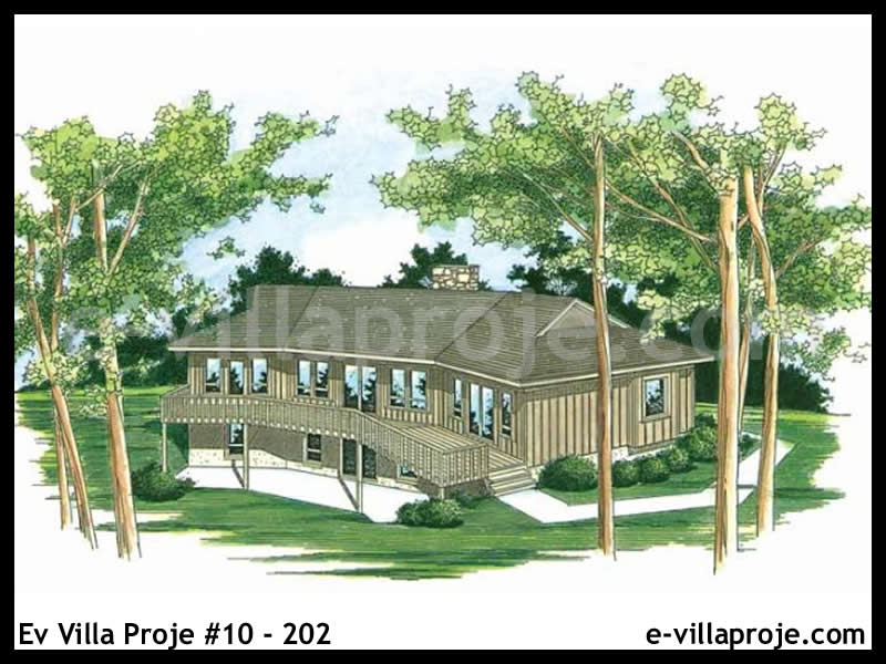 KCE-10.202 144 m² hafif çelik ev mimari görselleştirmesi