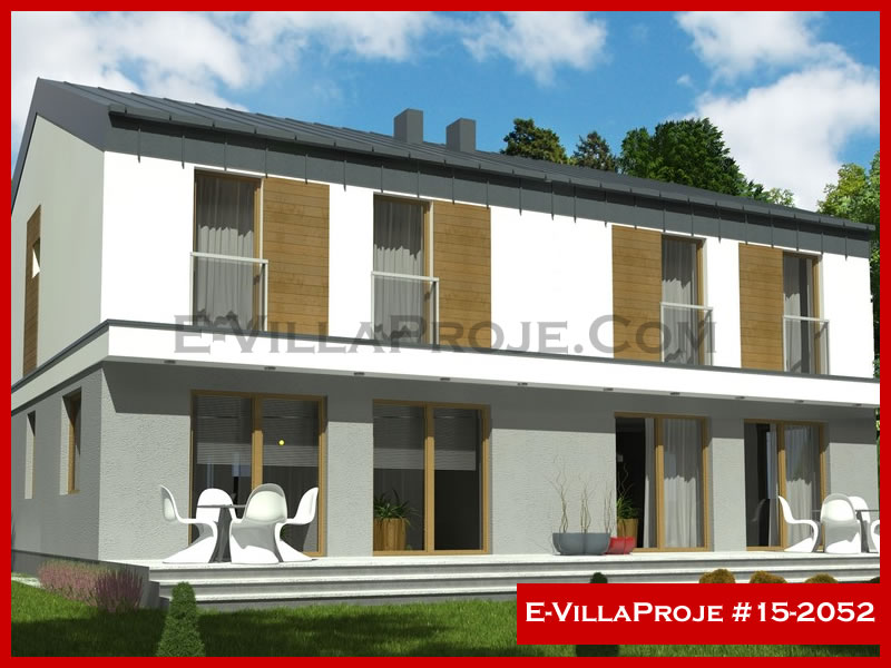 KCE-15.2052 145 m² hafif çelik ev mimari görselleştirmesi