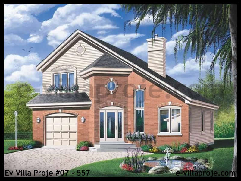 KCE-07.557 145 m² hafif çelik ev mimari görselleştirmesi