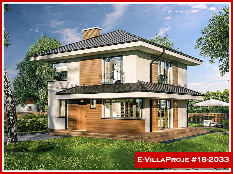 KCE-18.2033 145 m² hafif çelik ev mimari görselleştirmesi
