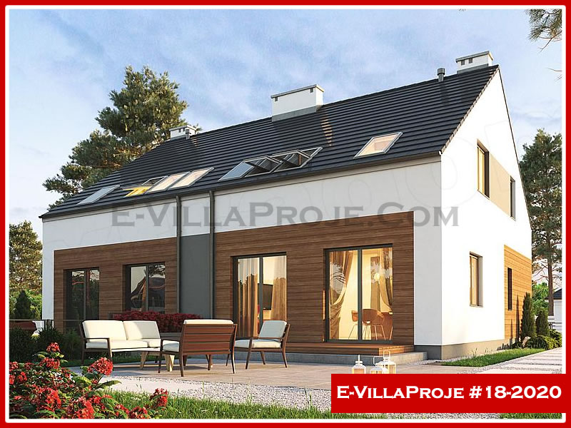 KCE-18.2020 146 m² hafif çelik ev mimari görselleştirmesi