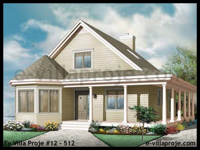 KCE-12.512 147 m² hafif çelik ev mimari görselleştirmesi