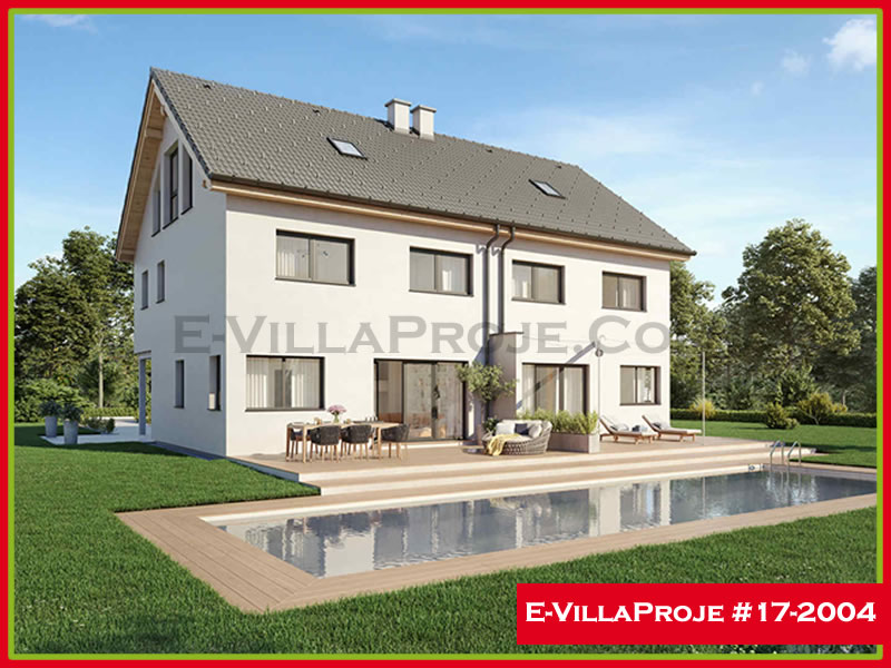 KCE-17.2004 147 m² hafif çelik ev mimari görselleştirmesi
