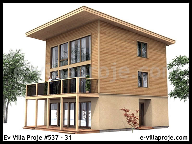 KCE-537.31 148 m² hafif çelik ev mimari görselleştirmesi