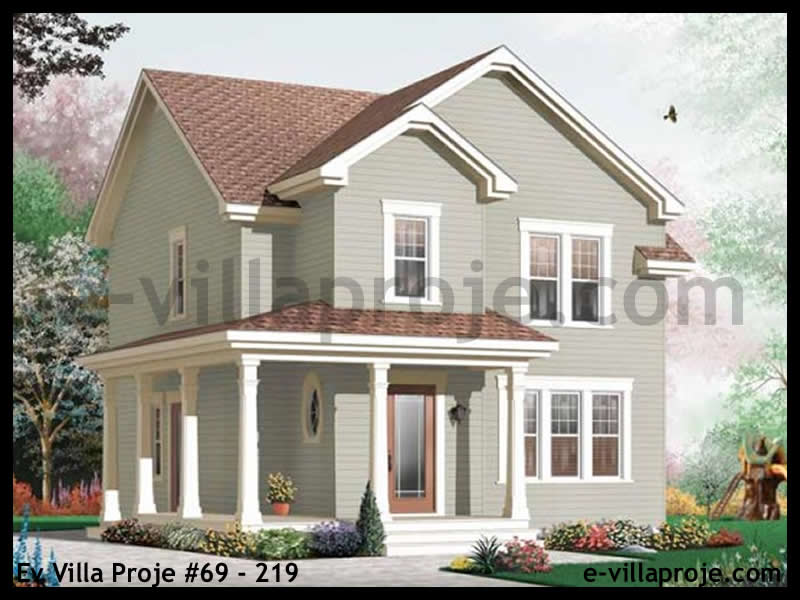 KCE-69.219 150 m² hafif çelik ev mimari görselleştirmesi