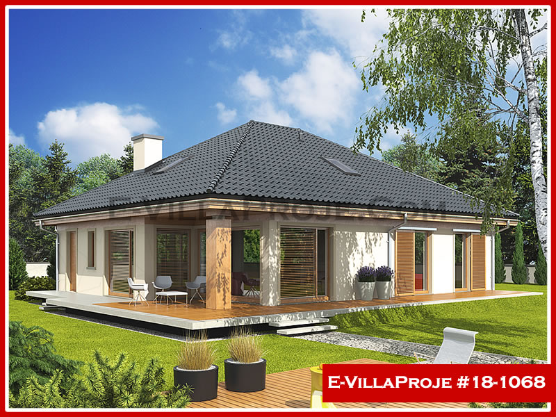 KCE-18.1068 150 m² hafif çelik ev mimari görselleştirmesi