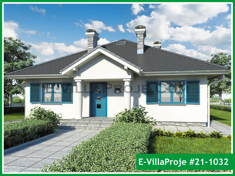 KCE-21.1032 150 m² hafif çelik ev mimari görselleştirmesi