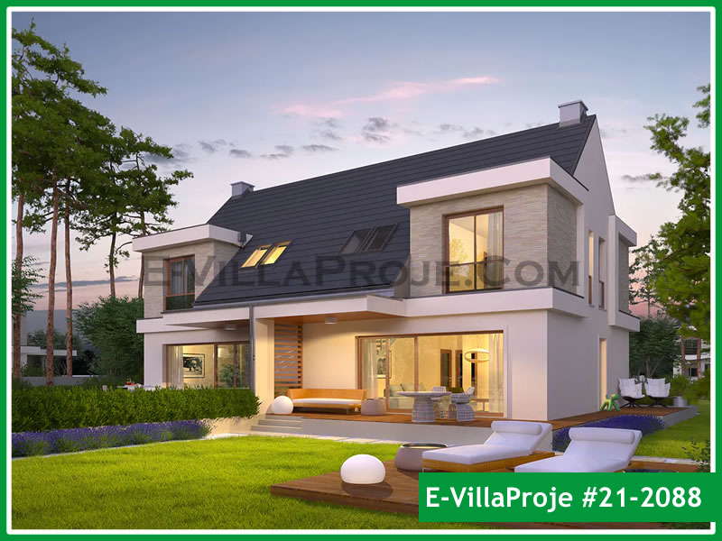 KCE-21.2088 151 m² hafif çelik ev mimari görselleştirmesi