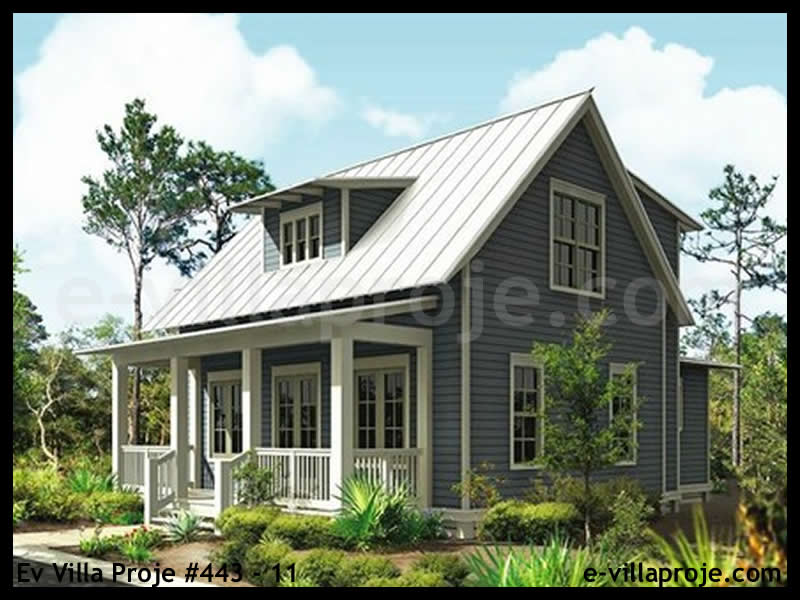 KCE-443.11 152 m² hafif çelik ev mimari görselleştirmesi