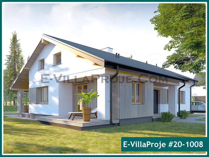 KCE-20.1008 152 m² hafif çelik ev mimari görselleştirmesi