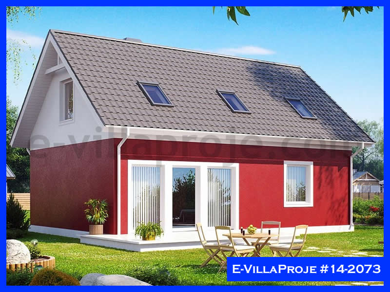 KCE-14.2073 154 m² hafif çelik ev mimari görselleştirmesi