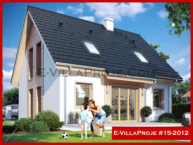 KCE-15.2012 154 m² hafif çelik ev mimari görselleştirmesi