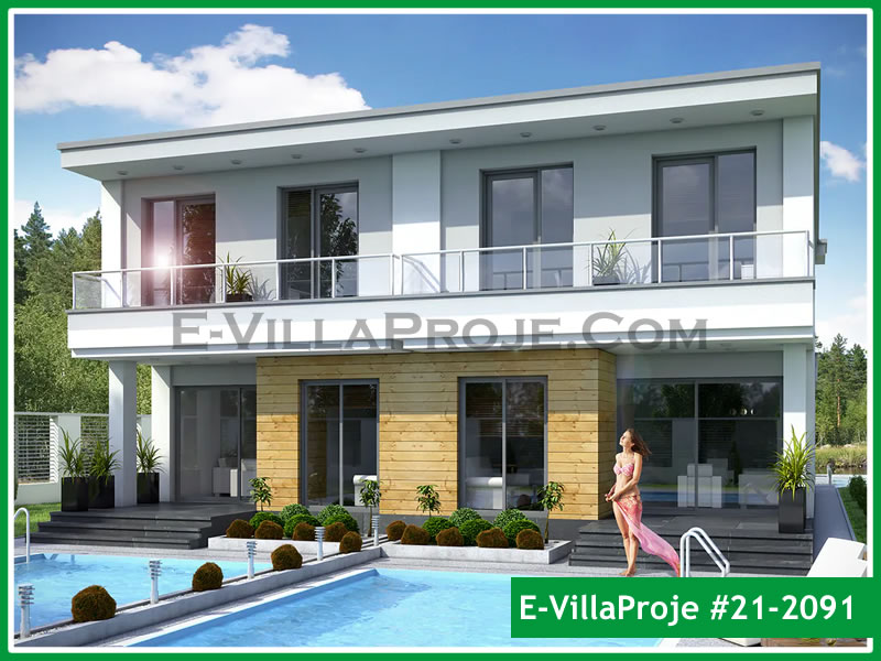 KCE-21.2091 154 m² Kıbrıs hafif çelik ev mimari görselleştirmesi