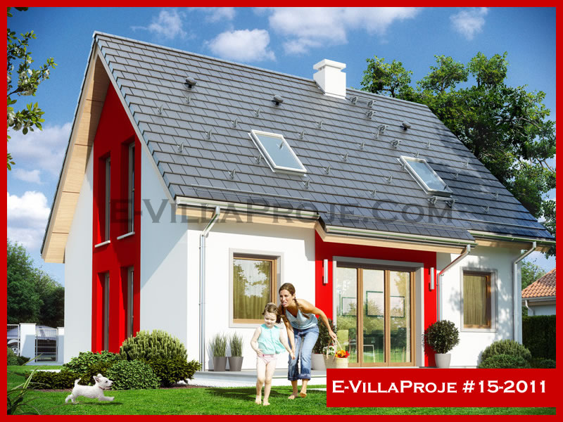 KCE-15.2011 154 m² hafif çelik ev mimari görselleştirmesi