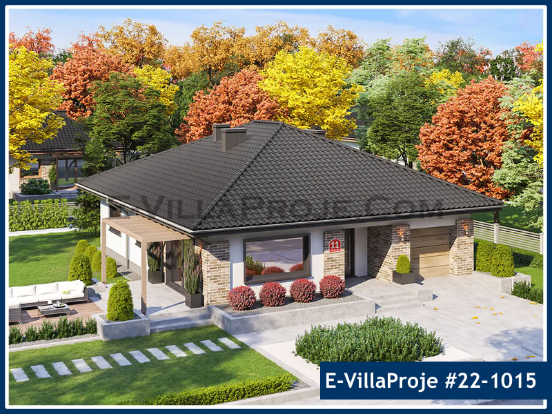 KCE-22.1015 155 m² Kıbrıs hafif çelik ev mimari görselleştirmesi