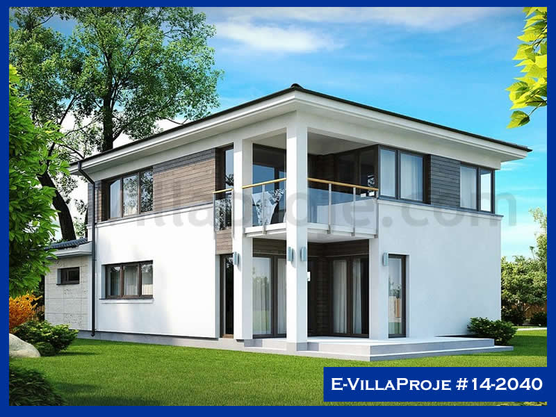 KCE-14.2040 156 m² hafif çelik ev mimari görselleştirmesi