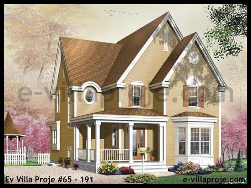KCE-65.191 157 m² hafif çelik ev mimari görselleştirmesi