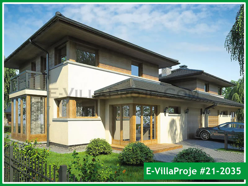 KCE-21.2035 158 m² hafif çelik ev mimari görselleştirmesi