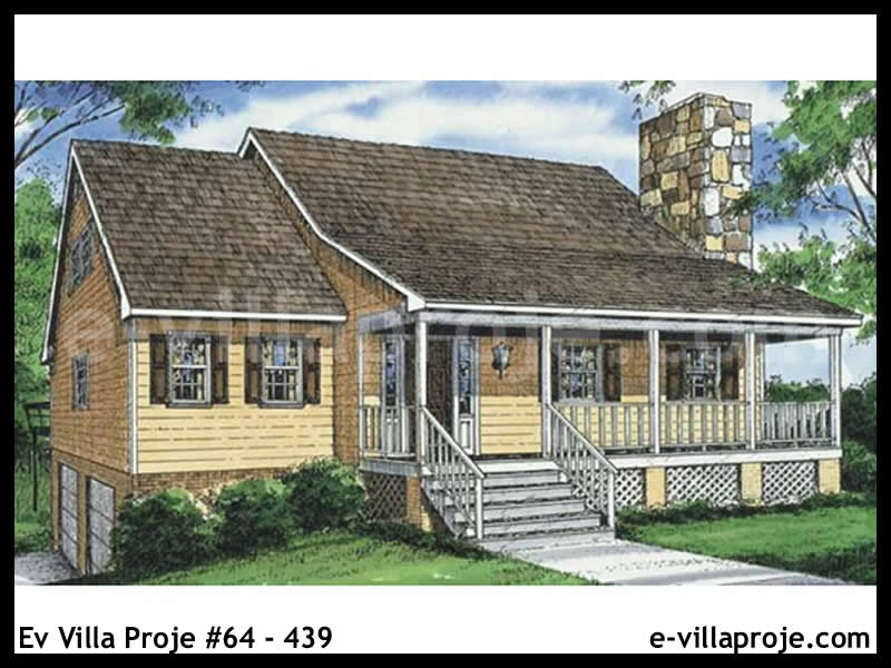 KCE-64.439 159 m² hafif çelik ev mimari görselleştirmesi
