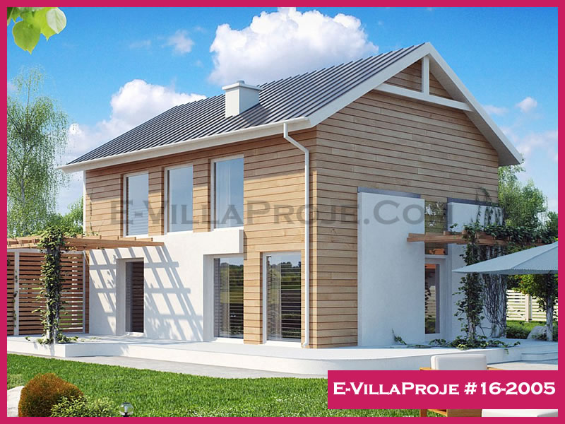 KCE-16.2005 160 m² hafif çelik ev mimari görselleştirmesi