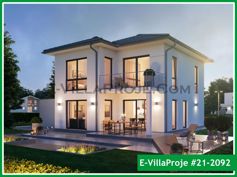 KCE-21.2092 160 m² Kıbrıs hafif çelik ev mimari görselleştirmesi