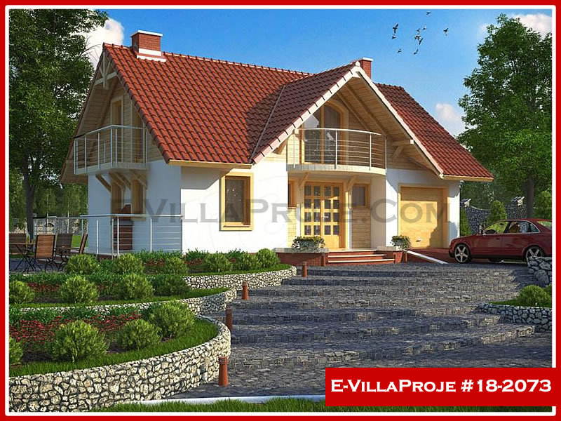 KCE-16963 160 m² hafif çelik ev mimari görselleştirmesi