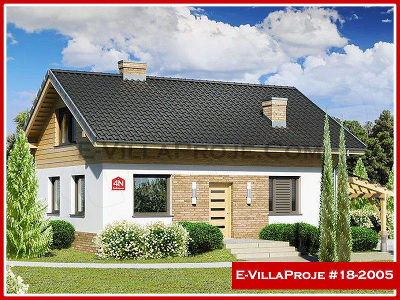 KCE-18.2005 163 m² hafif çelik ev mimari görselleştirmesi