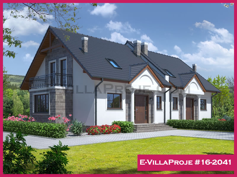 KCE-16.2041 163 m² hafif çelik ev mimari görselleştirmesi