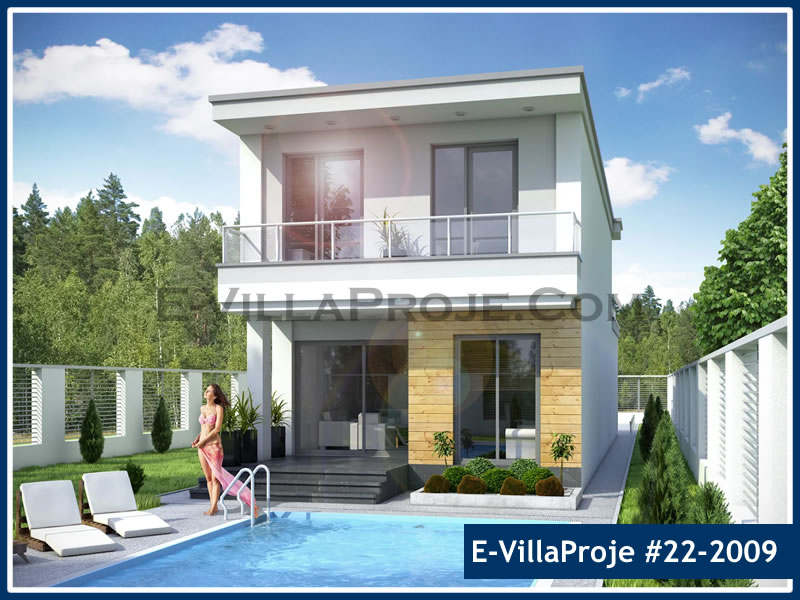KCE-22.2009 164 m² Kıbrıs hafif çelik ev mimari görselleştirmesi
