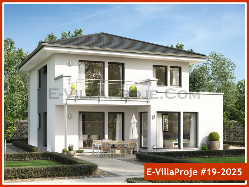 KCE-19.2025 164 m² hafif çelik ev mimari görselleştirmesi
