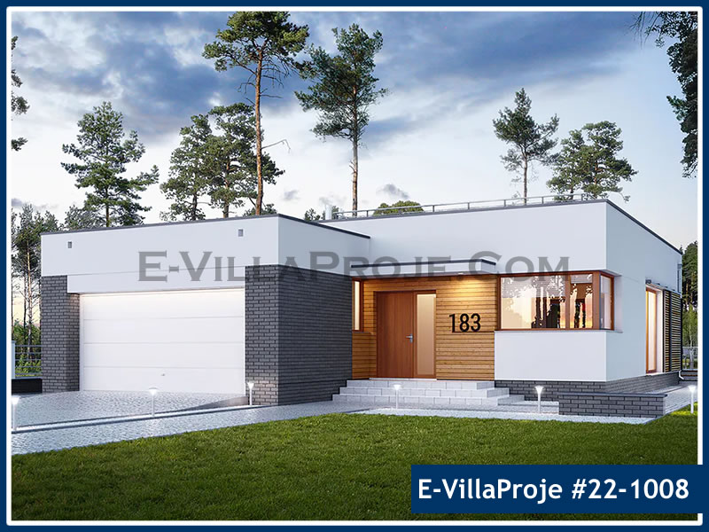 KCE-22.1008 164 m² hafif çelik ev mimari görselleştirmesi