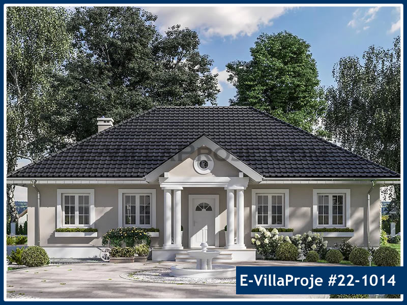 KCE-22.1014 164 m² Kıbrıs hafif çelik ev mimari görselleştirmesi