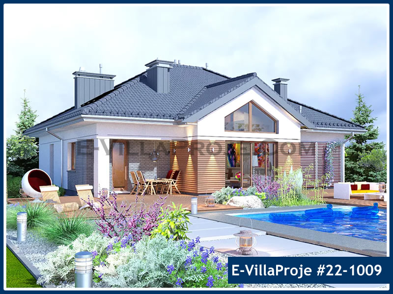 KCE-22.1009 165 m² Kıbrıs hafif çelik ev mimari görselleştirmesi