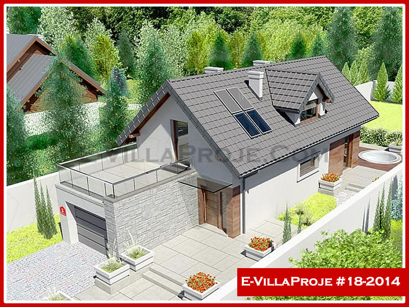KCE-18.2014 166 m² hafif çelik ev mimari görselleştirmesi