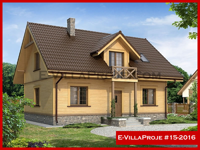 KCE-15.2016 167 m² hafif çelik ev mimari görselleştirmesi