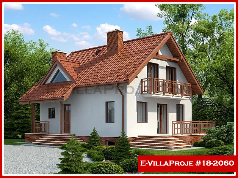KCE-16765 167 m² hafif çelik ev mimari görselleştirmesi