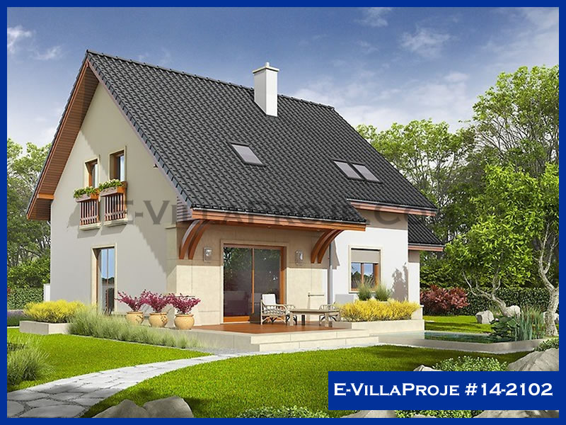 KCE-14.2102 168 m² hafif çelik ev mimari görselleştirmesi