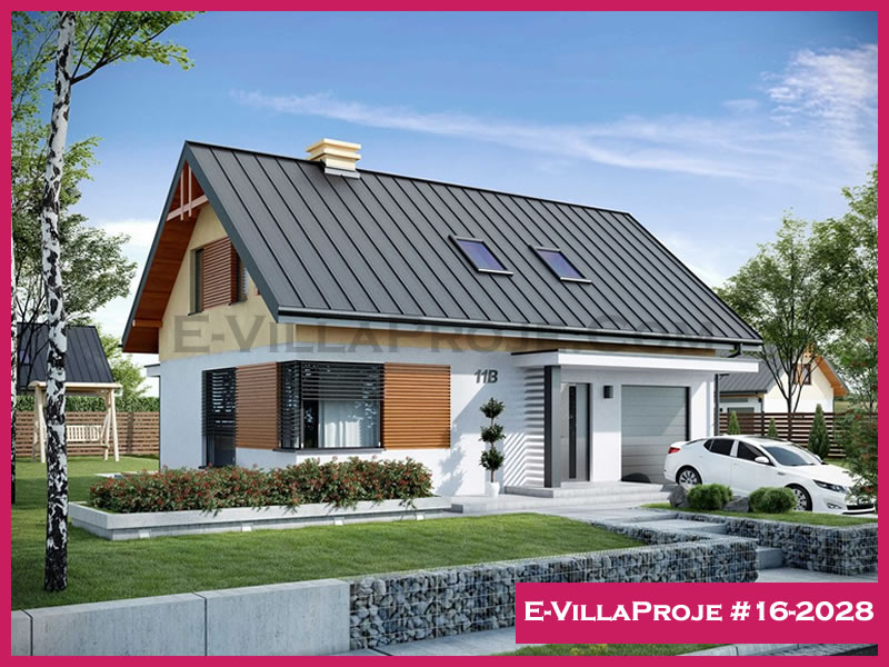 KCE-16.2028 168 m² hafif çelik ev mimari görselleştirmesi