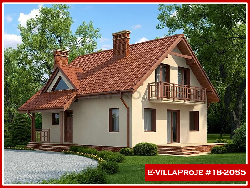 KCE-18.2055 169 m² hafif çelik ev mimari görselleştirmesi