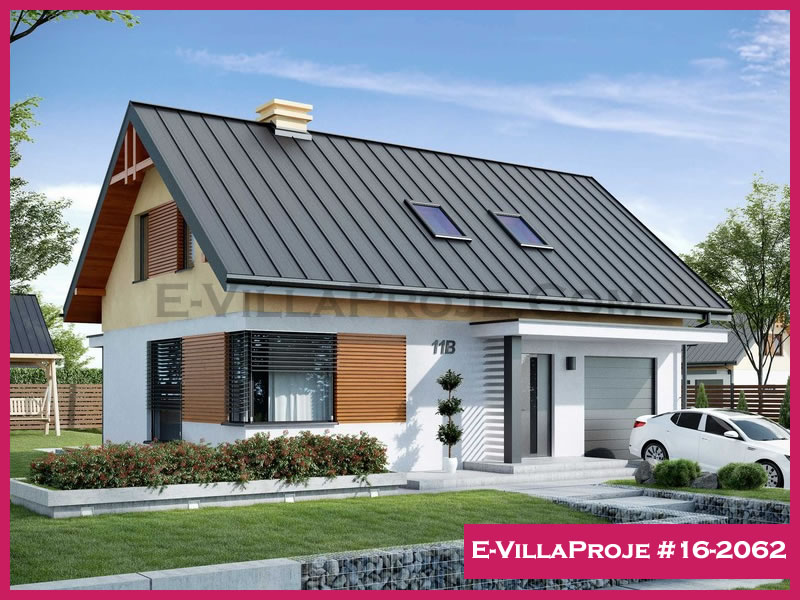 KCE-16.2062 171 m² hafif çelik ev mimari görselleştirmesi
