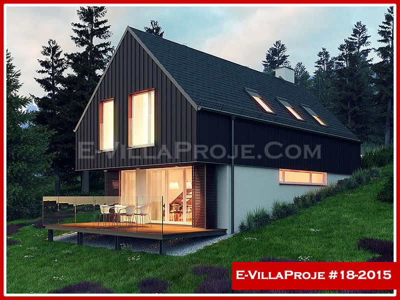 KCE-18.2015 171 m² hafif çelik ev mimari görselleştirmesi
