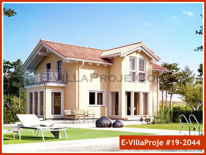 KCE-20685 171 m² hafif çelik ev mimari görselleştirmesi
