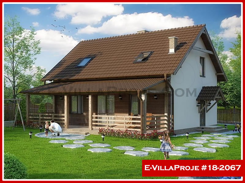 KCE-18.2067 173 m² hafif çelik ev mimari görselleştirmesi