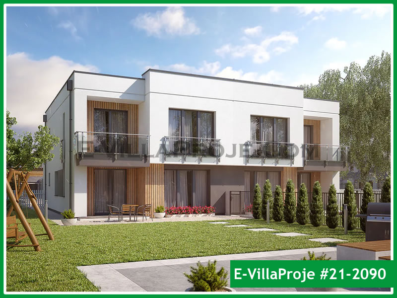 KCE-21.2090 173 m² hafif çelik ev mimari görselleştirmesi