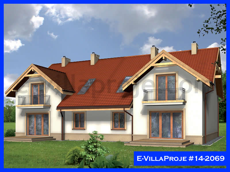 KCE-14.2069 174 m² hafif çelik ev mimari görselleştirmesi