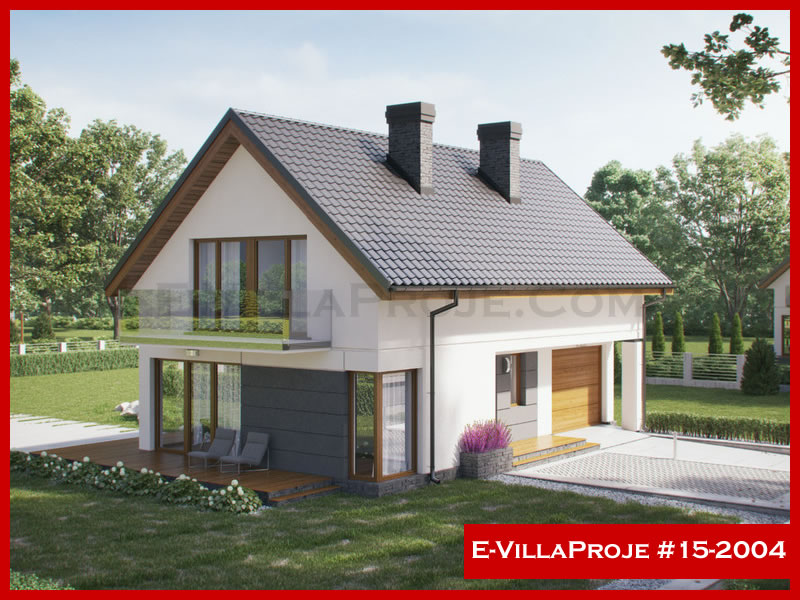 KCE-15.2004 174 m² hafif çelik ev mimari görselleştirmesi